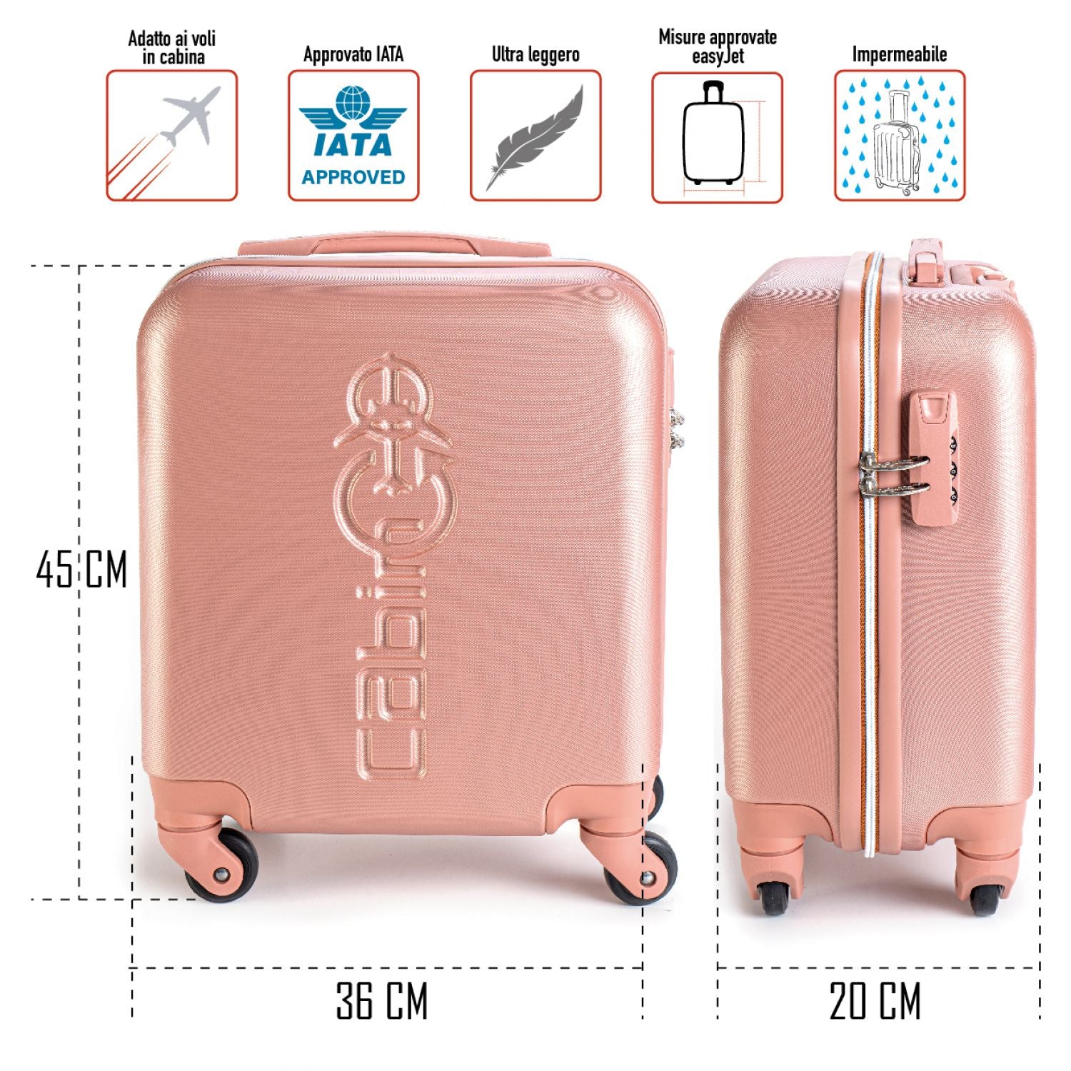 TROLLEY 5585 PICCOLO ROSE GOLD