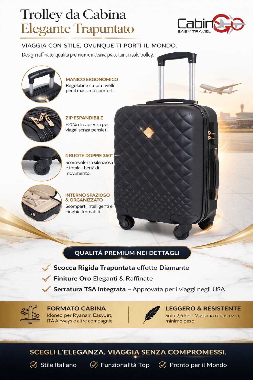 MX5590T SOLO TROLLEY NERO
