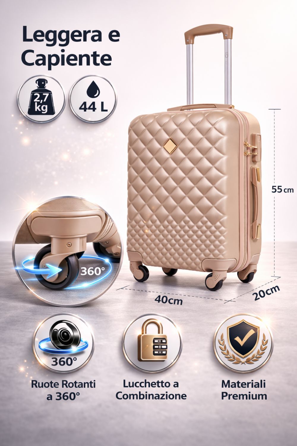 MX5590T SOLO TROLLEY ORO