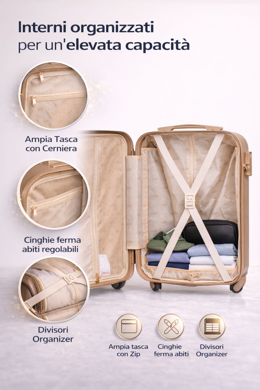 MX5590T SOLO TROLLEY ORO