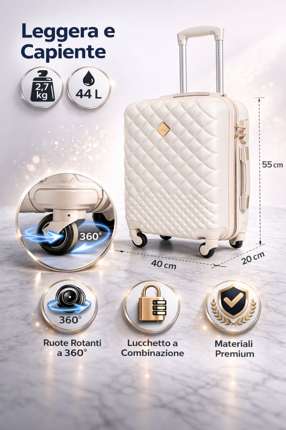 MX5590T SOLO TROLLEY BEIGE