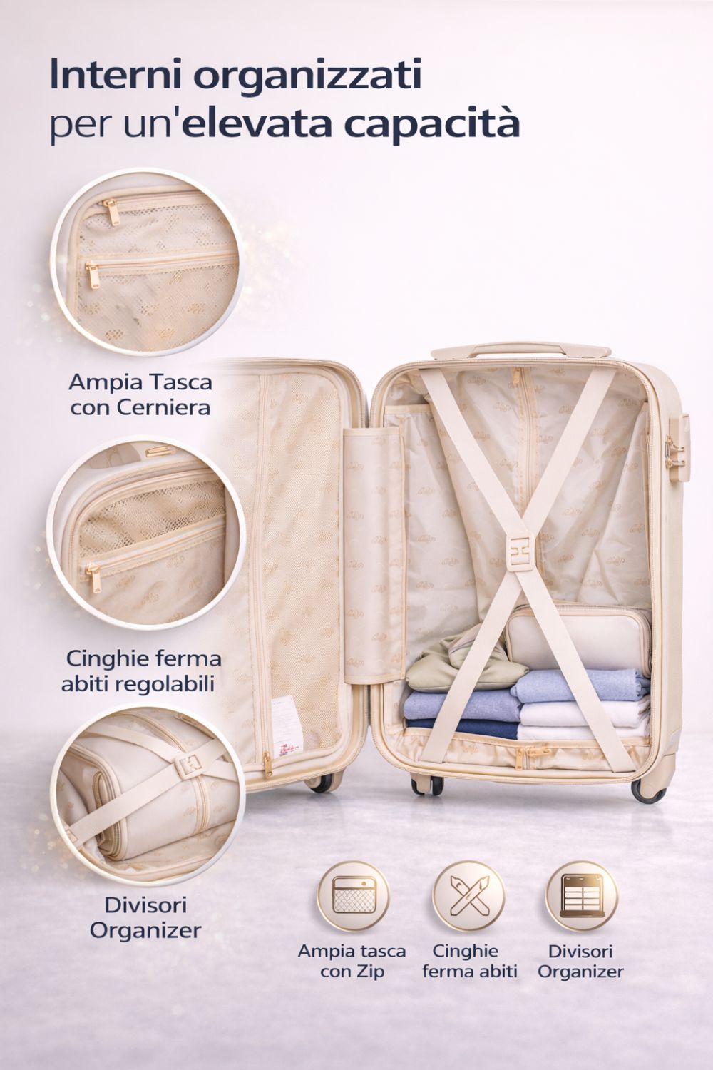 MX5590T SOLO TROLLEY BEIGE