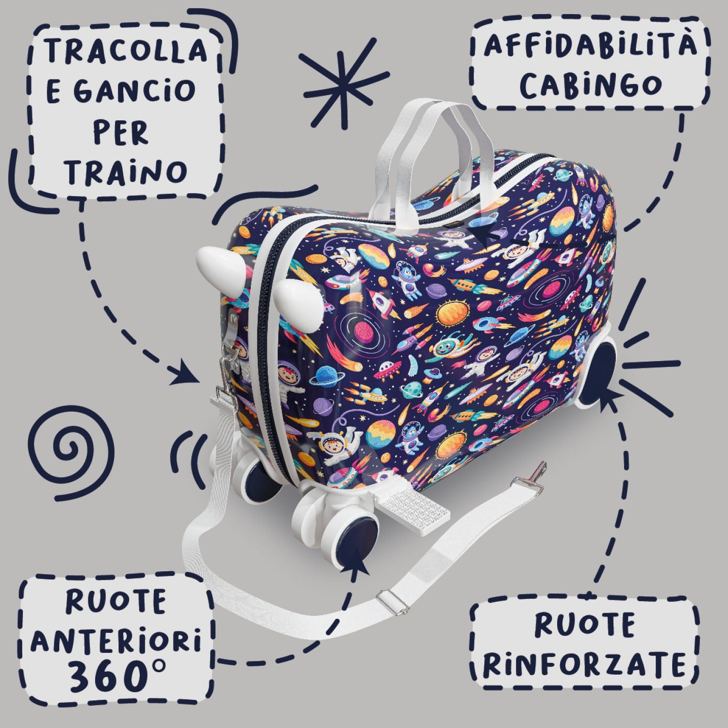 TROLLEY BIMBO ASTRONAUTA