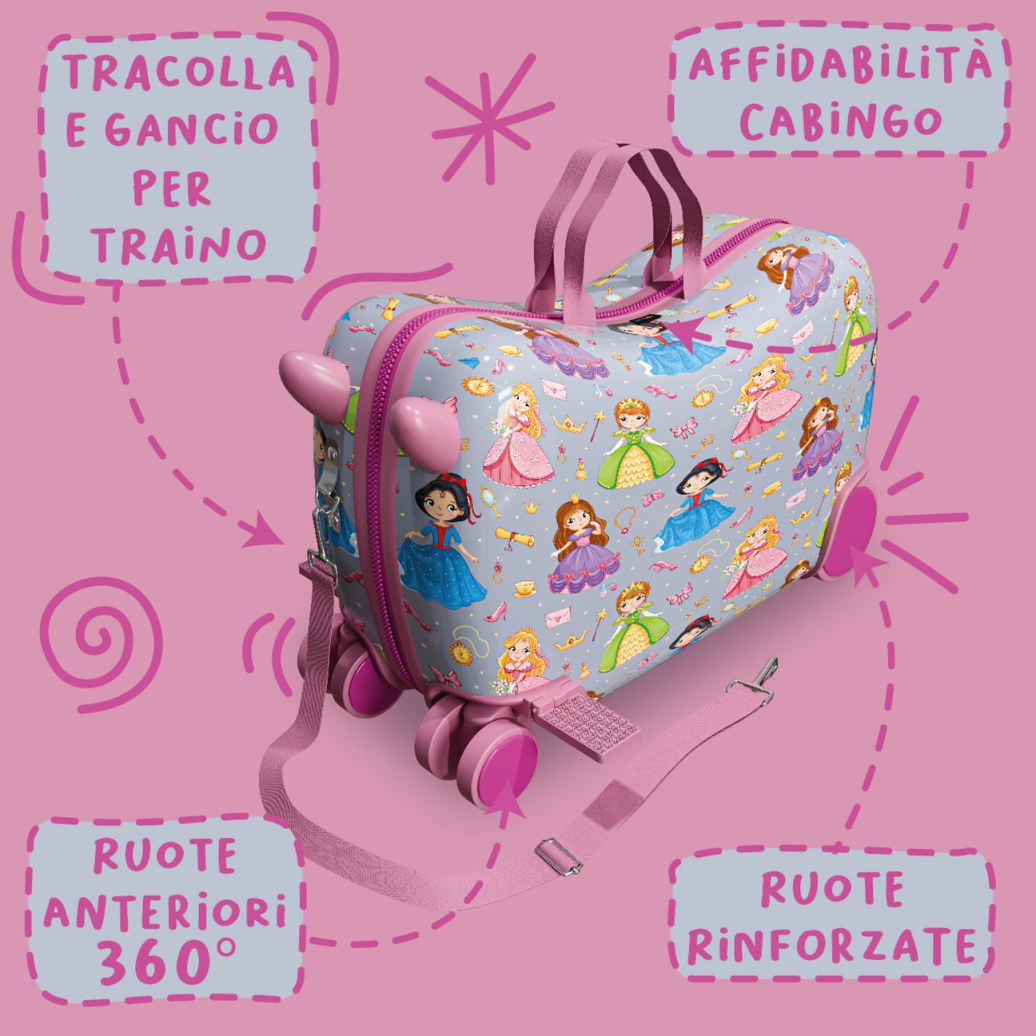 TROLLEY BIMBO PRINCIPESSE